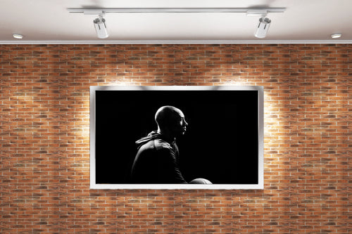 darkness, kobe bryant, sport, kanvas tablo
