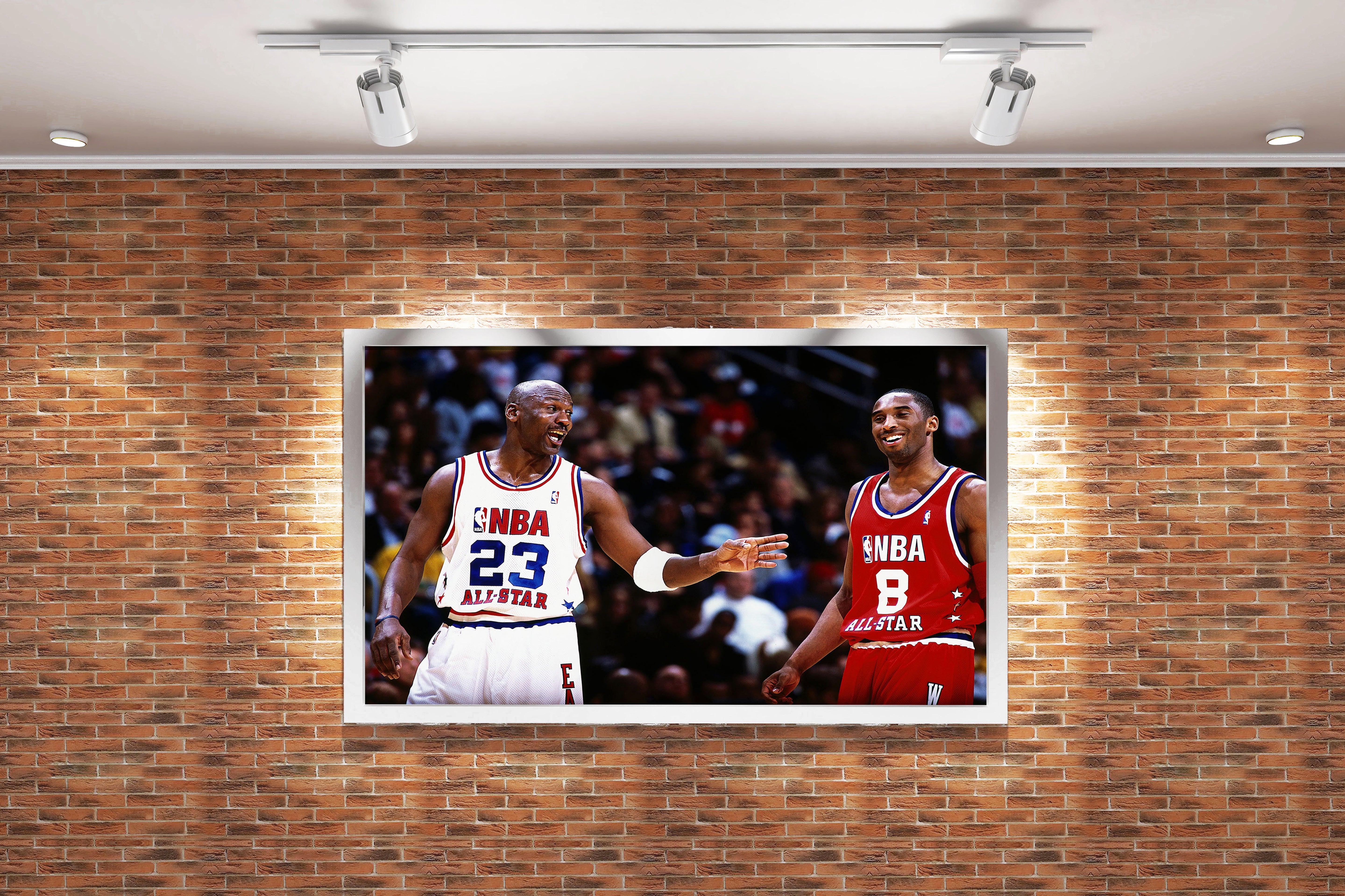 michael jordan, kobe bryant, sport, kanvas tablo