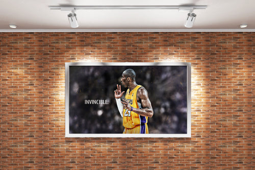 invincible, kobe bryant, sport, kanvas tablo