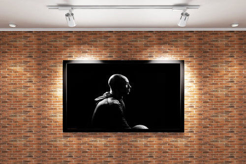 darkness, kobe bryant, sport, kanvas tablo