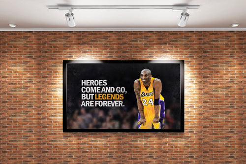 heroes come, kobe bryant, sport, kanvas tablo