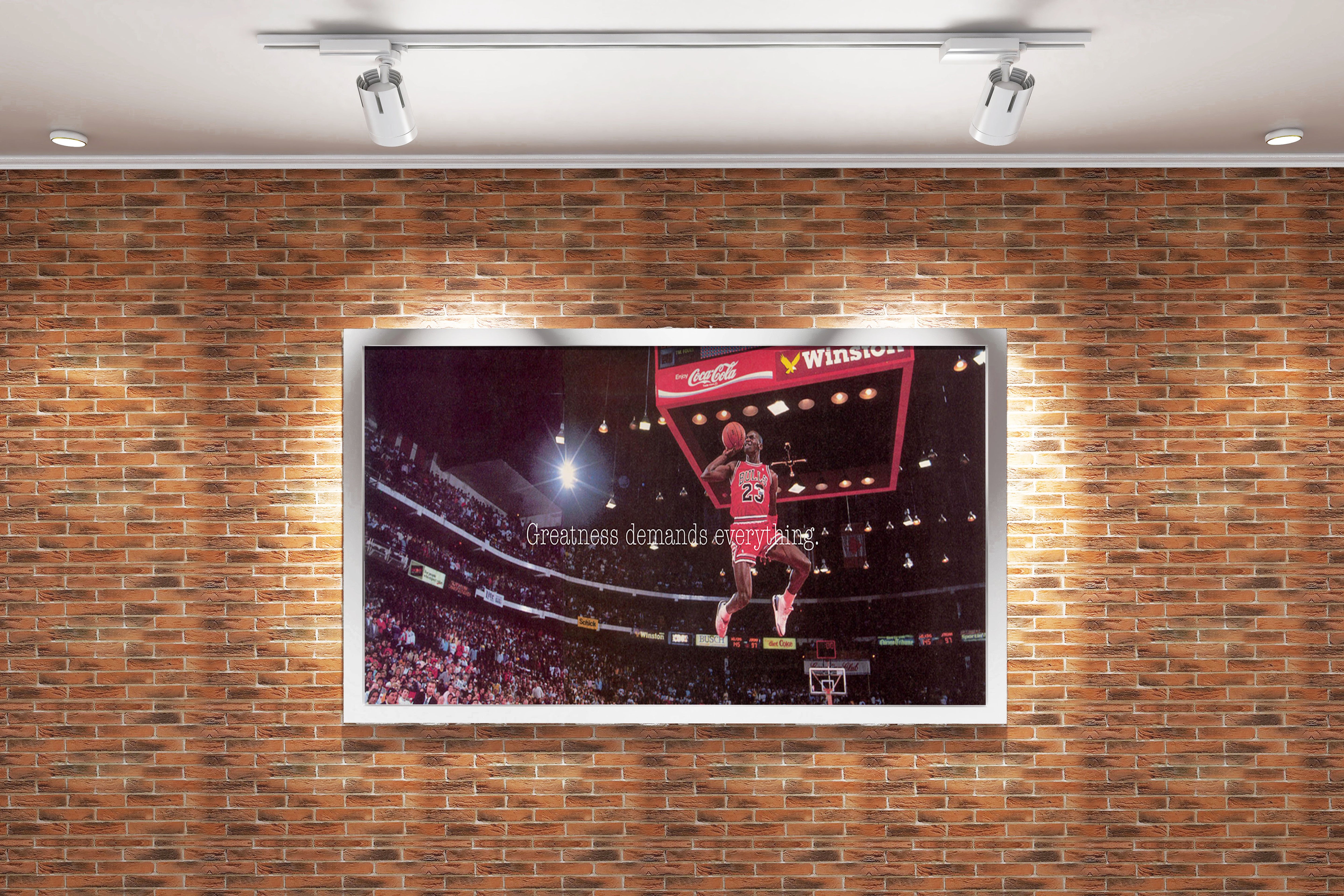 greatness demands everything, michael jordan, sport, kanvas tablo