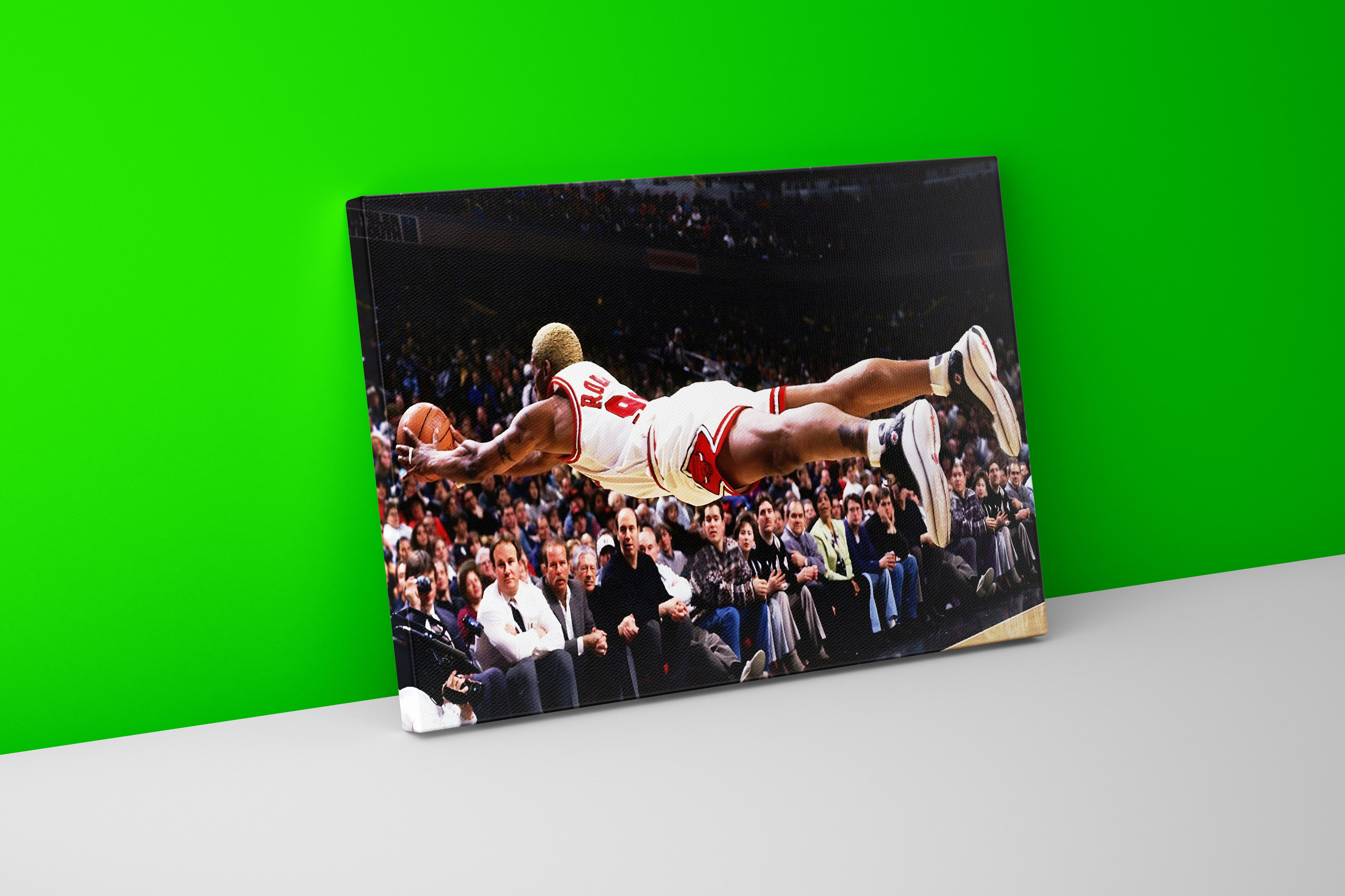 dennis rodman flying man, sport, kanvas tablo
