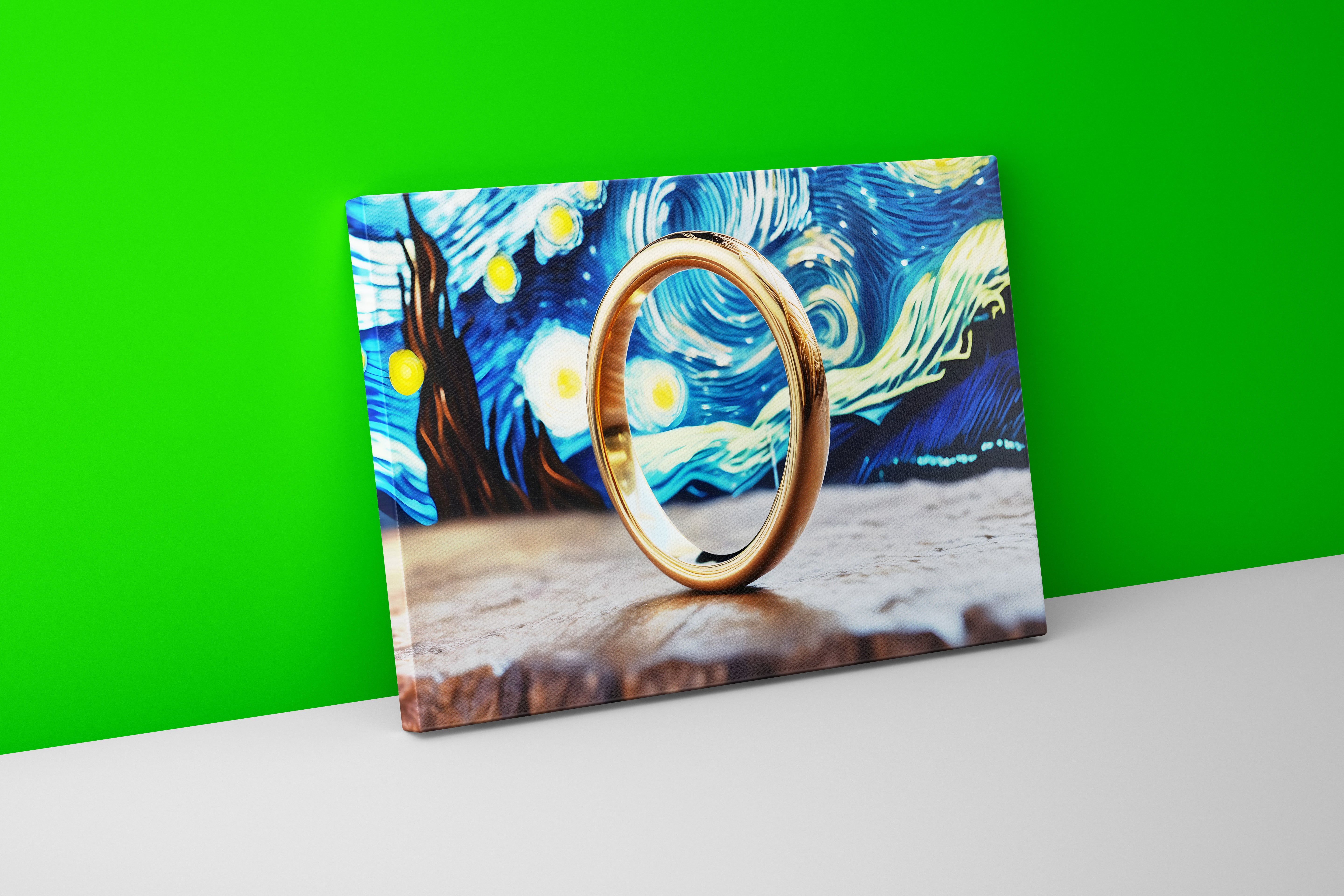ai creation, lotr the one ring, ai art, art, kanvas tablo