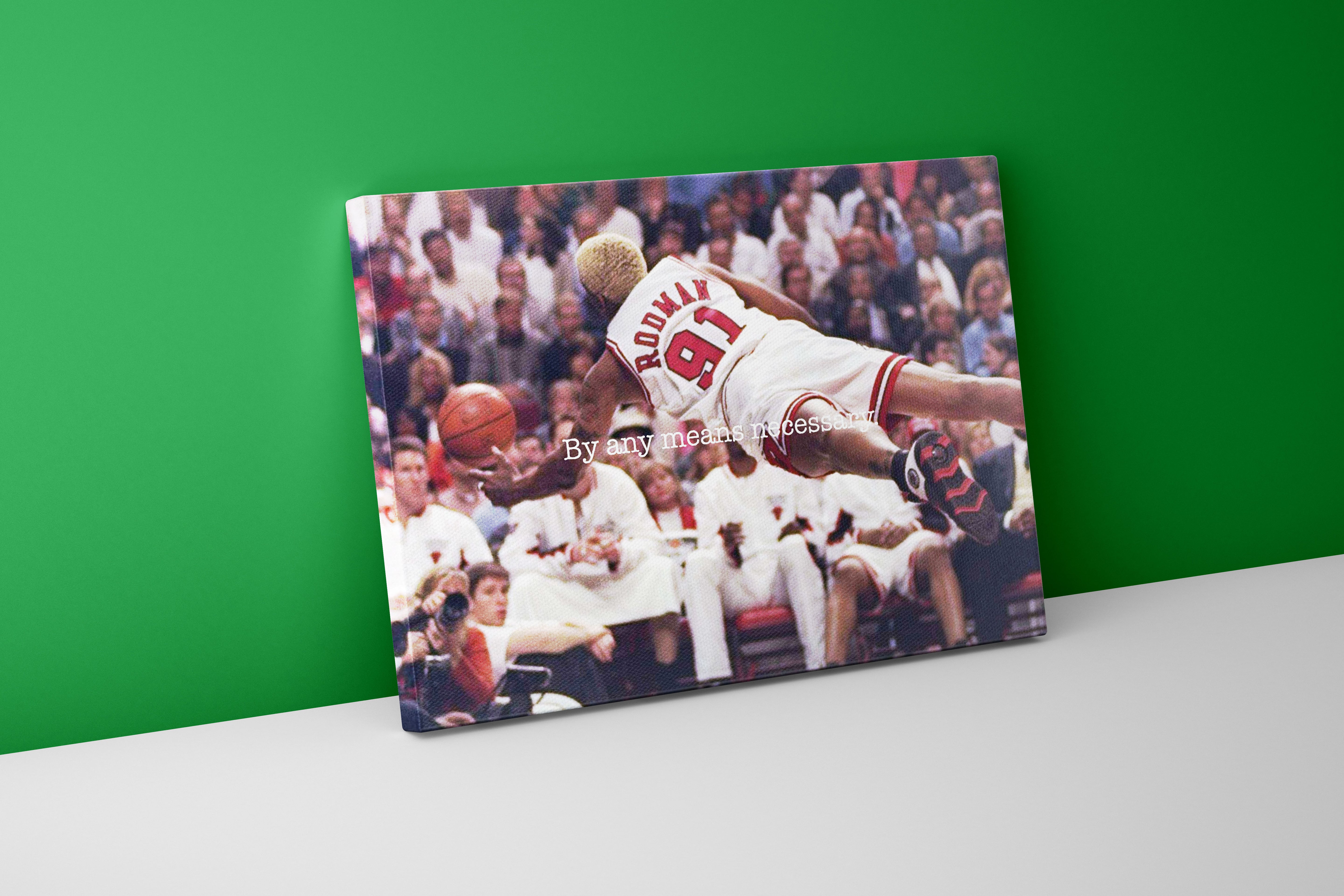 by any means, dennis rodman, sport, kanvas tablo