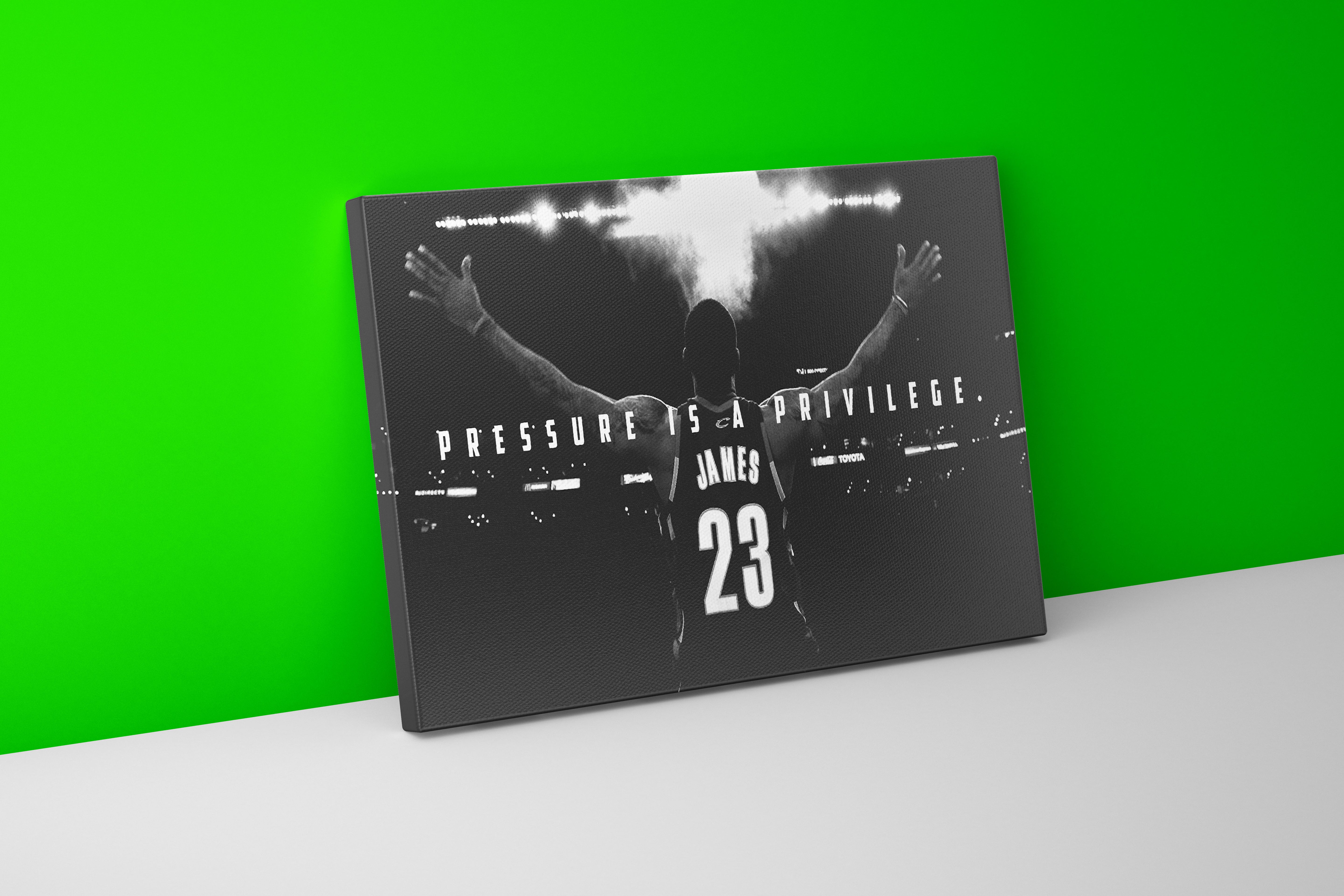 michael jordan, pressure is a privilege, sport, kanvas tablo