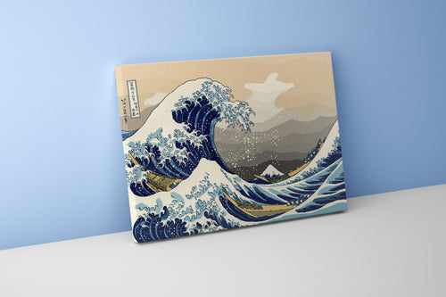 Katsushika Hokusai Kanagawa Dalgası Ukiyo-e Ando Kanvas Tablo