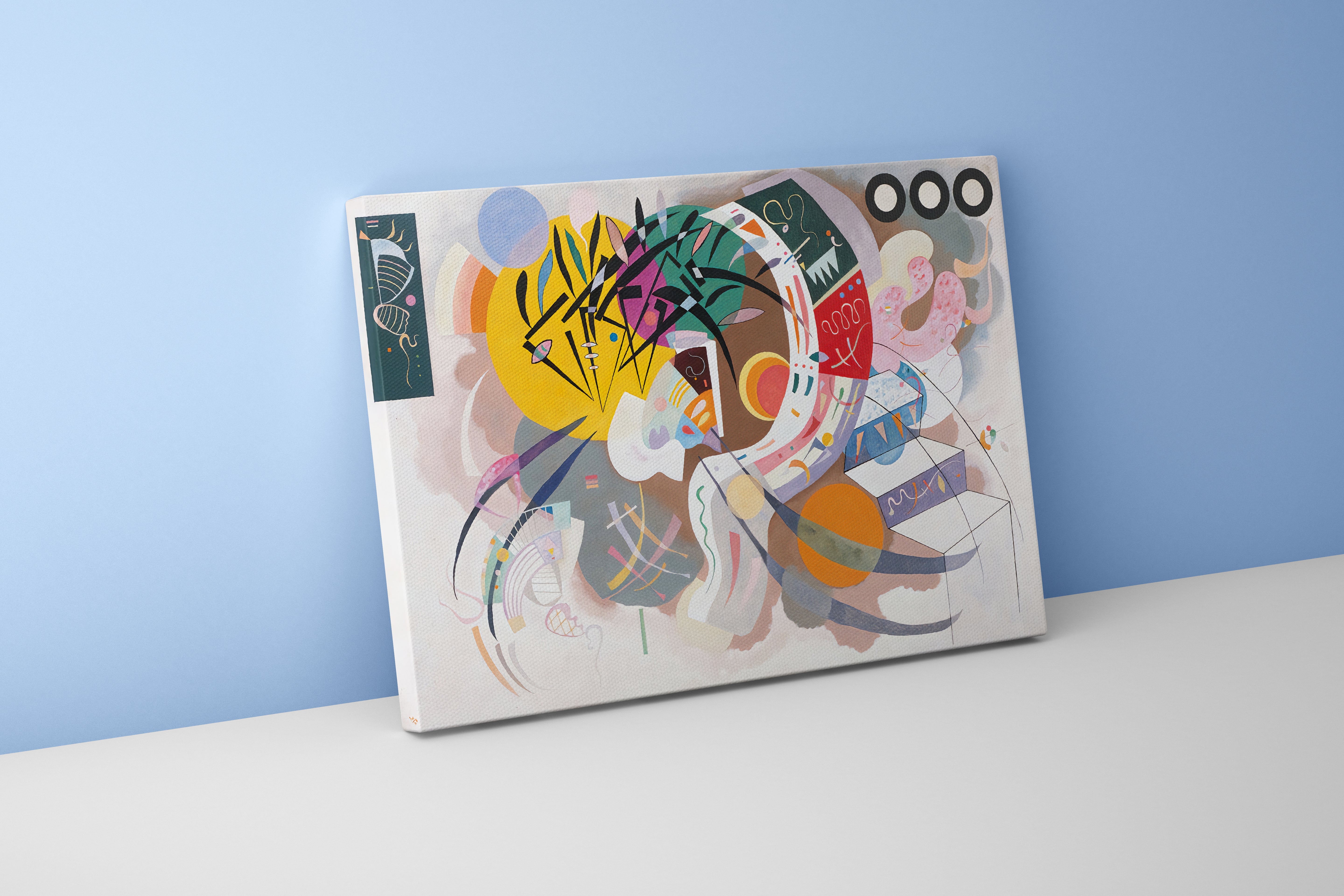 Wassily Kandinsky Composition VIII Bauhaus Dönemi Geometrik Soyut Kanvas Tablo