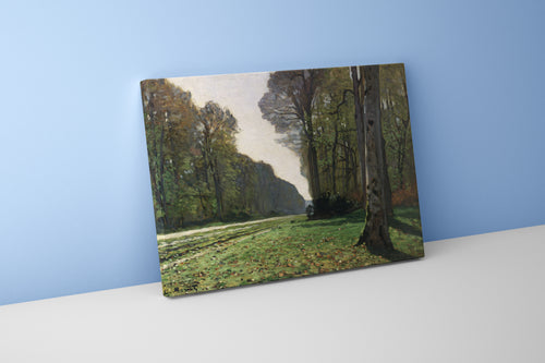 Claude Monet'nin Erken Dönem Başyapıtı Bodmer Meşesi, Fontainebleau Ormanı Realist Kanvas Tablo