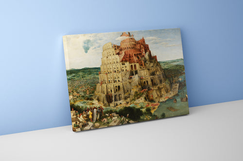 Pieter Bruegel'in Anıtsal Başyapıtı Babil Kulesi Kuzey Rönesansı Kanvas Tablo