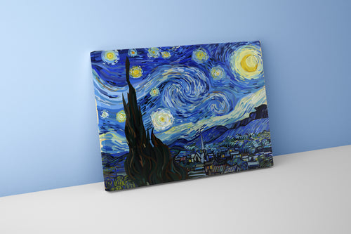 Vincent Van Gogh Yıldızlı Gece Efsanevi Sanat Kanvas Tablo