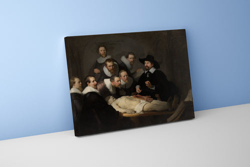 Rembrandt'ın Başyapıtı Doktor Tulp'un Anatomi Dersi Barok Sanatı Kanvas Tablo