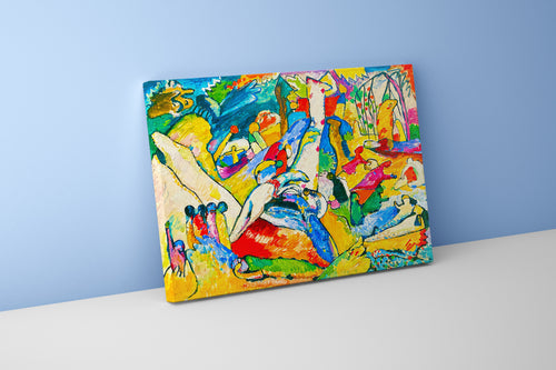 Wassily Kandinsky Tufan (The Flood) Dışavurumcu Soyut Sanat Kanvas Tablo
