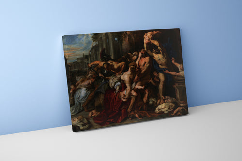 Peter Paul Rubens'in Sarsıcı Başyapıtı Masumların Katliamı Barok Kanvas Tablo
