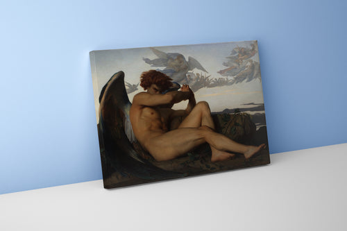 Alexandre Cabanel'in Dramatik Başyapıtı Düşmüş Melek (Fallen Angel) Akademik Sanat Kanvas Tablo
