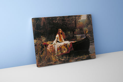 John William Waterhouse'un Romantik Başyapıtı Shalott Leydisi Prerafaelit Kanvas Tablo