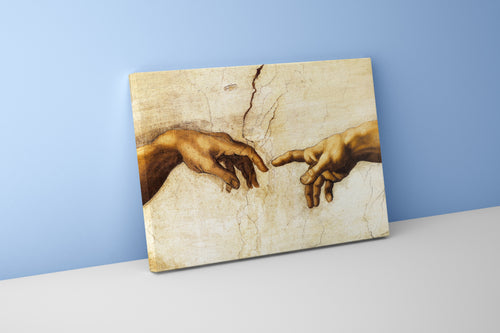 Michelangelo "Adem'in Yaratılışı" | Rönesans'ın İkonik Eseri Kanvas Tablo