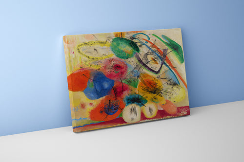 Wassily Kandinsky'nin Kozmik Başyapıtı Daire İçinde Daireler Bauhaus Soyut Kanvas Tablo
