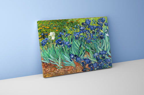 Vincent Van Gogh Süsenler Tablosu | Post-Empresyonist Sanat Eseri Kanvas Tablo