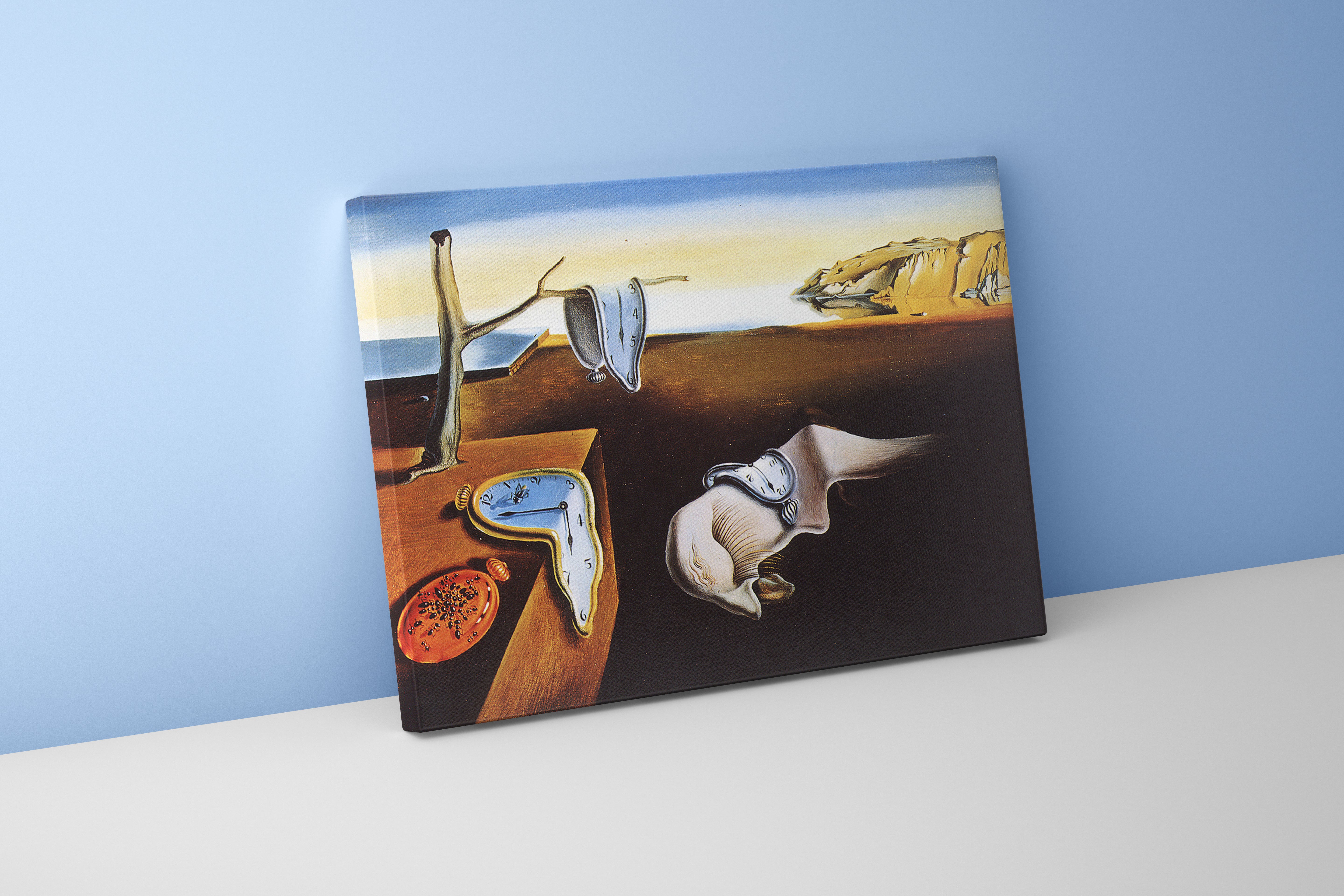 Salvador Dalí Eriyen Saatler (Belleğin Azmi) Sürrealist Kanvas Tablo