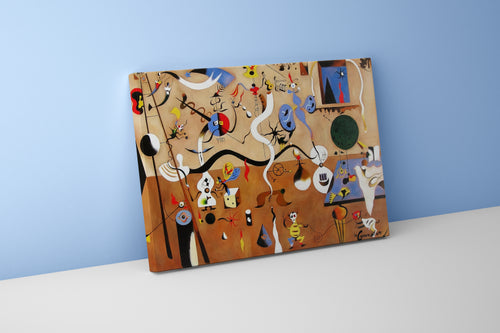 Joan Miró'nun Sürrealist Başyapıtı Harlequin'in Karnavalı (Carnaval d'Arlequin) Kanvas Tablo