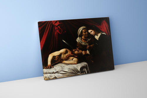 Artemisia Gentileschi'nin Sarsıcı Başyapıtı Judith, Holofernes'in Başını Keserken Barok Kanvas Tablo