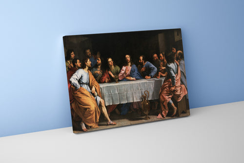 Philippe de Champaigne'in Klasik Başyapıtı Son Akşam Yemeği Barok Sanatı Kanvas Tablo