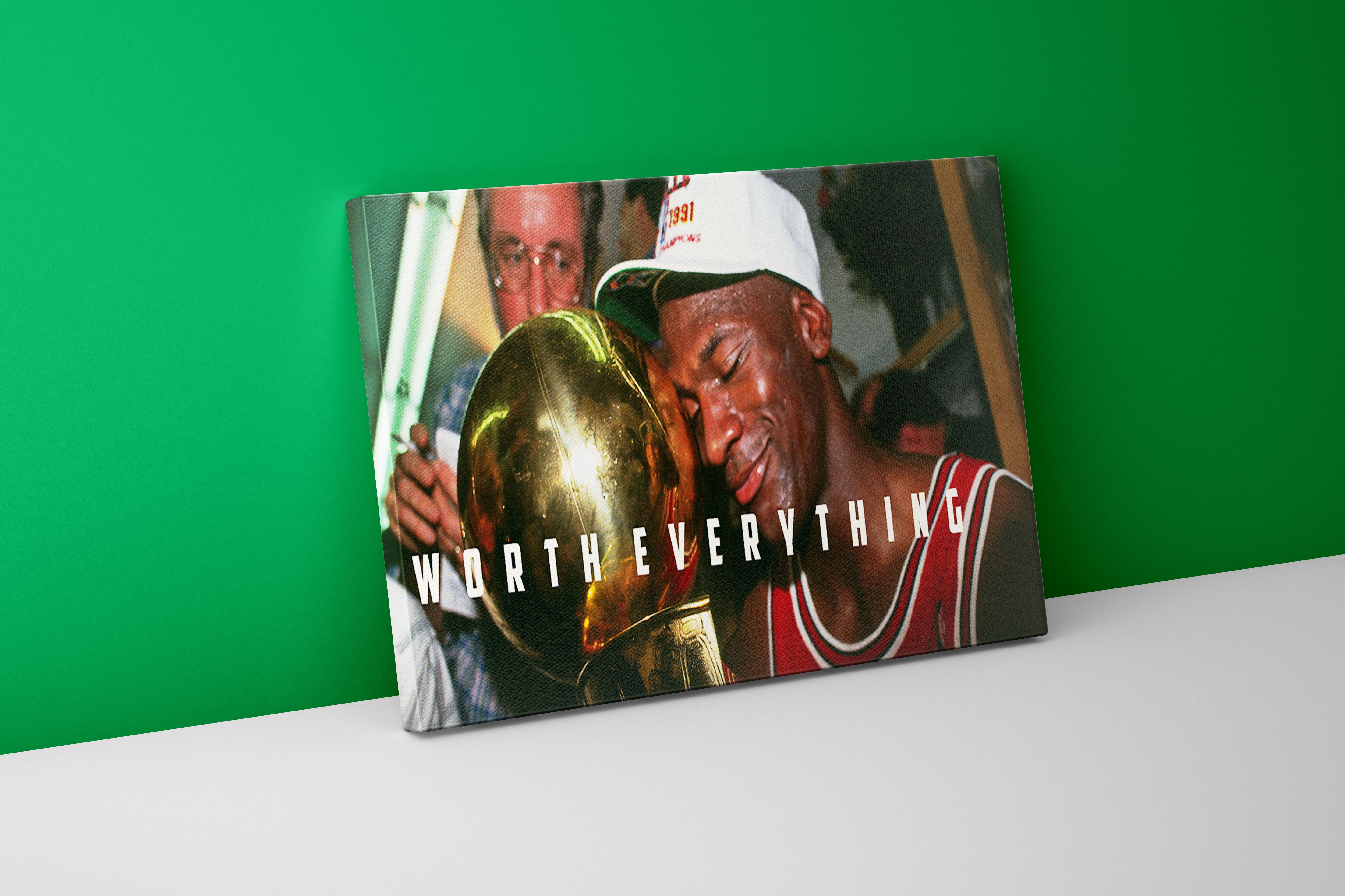 worth everything model 2, michael jordan, sport, kanvas tablo
