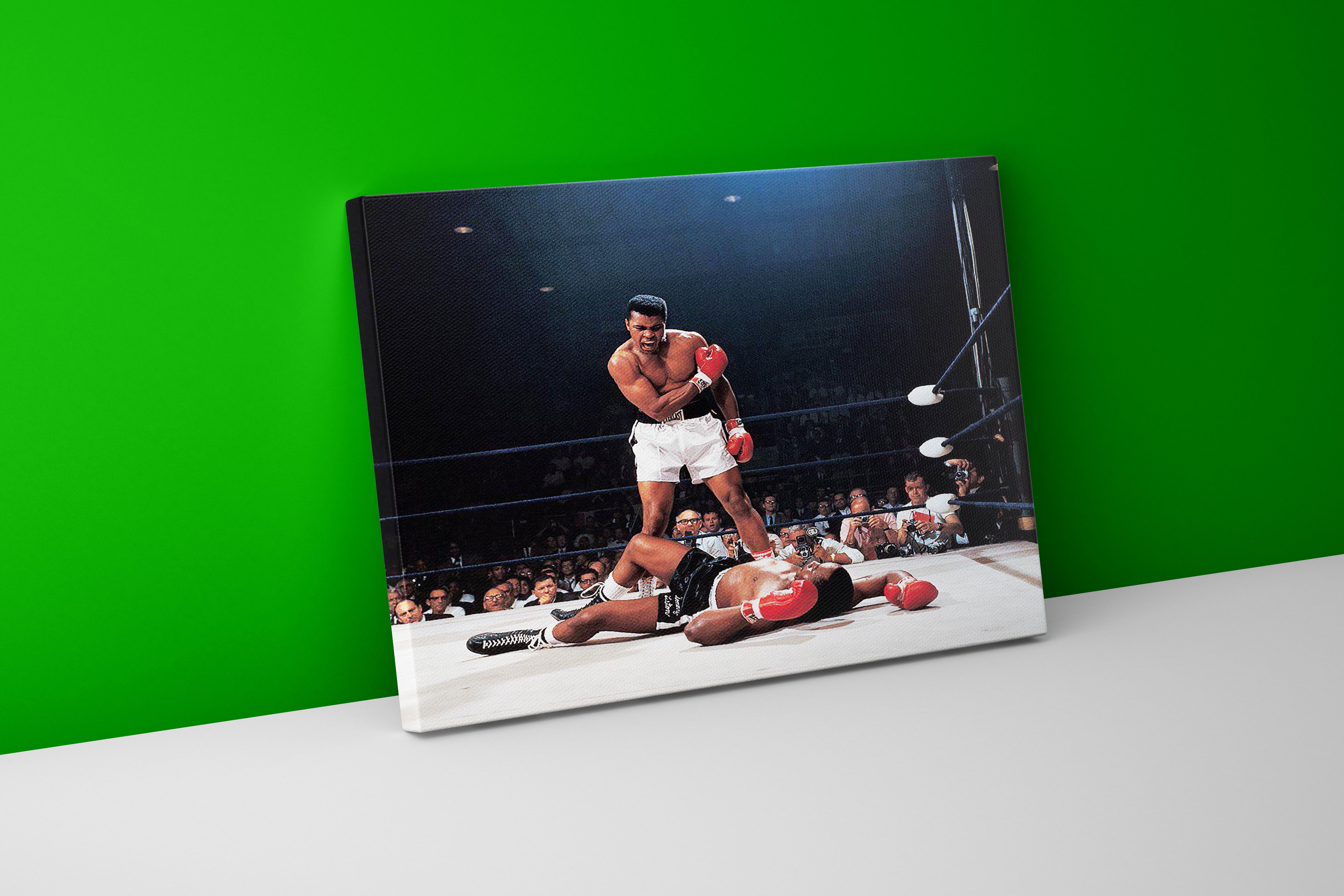Muhammad Ali, goat, sport, art, kanvas tablo
