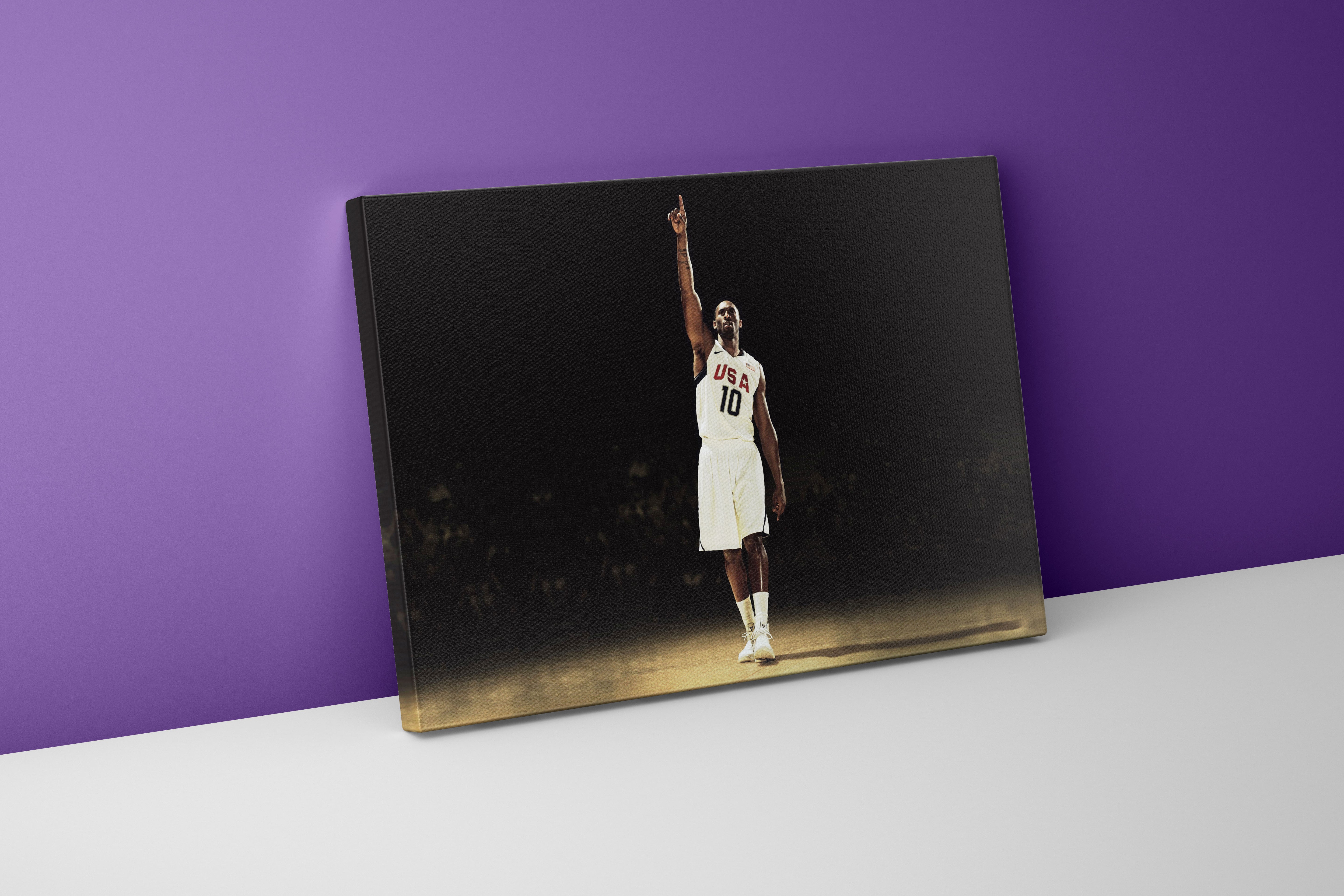 number one, kobe bryant, sport, kanvas tablo