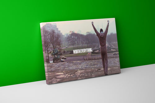 Muhammad Ali, worth everything, quote, art, kanvas tablo