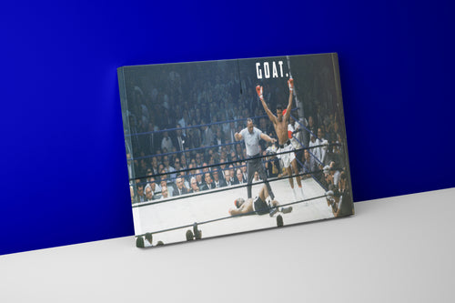 Muhammad Ali, goat, quote, art, kanvas tablo