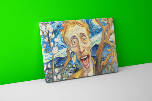 ai creation, van gogh portre, ai art, art, kanvas tablo