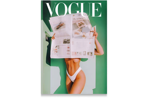 vogue, sanat, art, newspaper, model, kadın, kanvas tablo