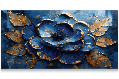 flower motif, pessimistic colors, art, kanvas tablo