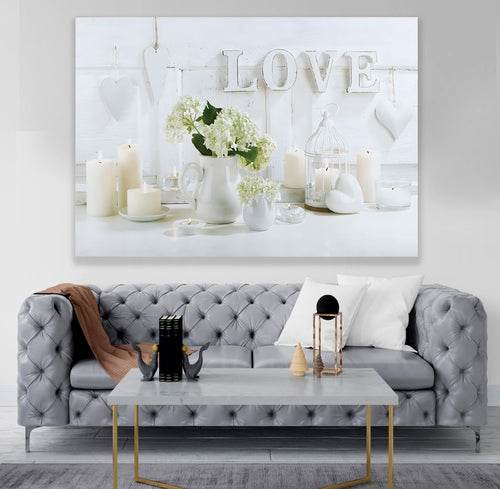 Love – Uzaktan Kumandalı LED Işıklı Kanvas Tablo
