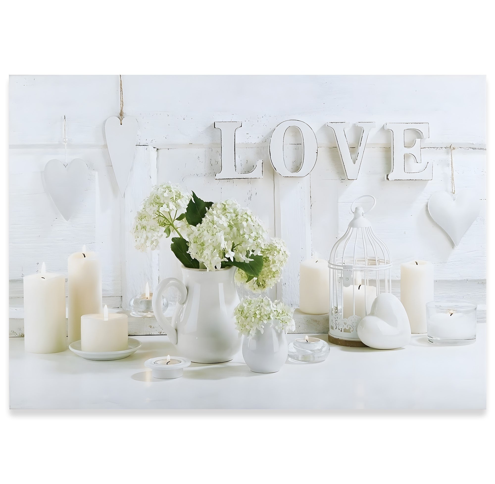 Love – Uzaktan Kumandalı LED Işıklı Kanvas Tablo