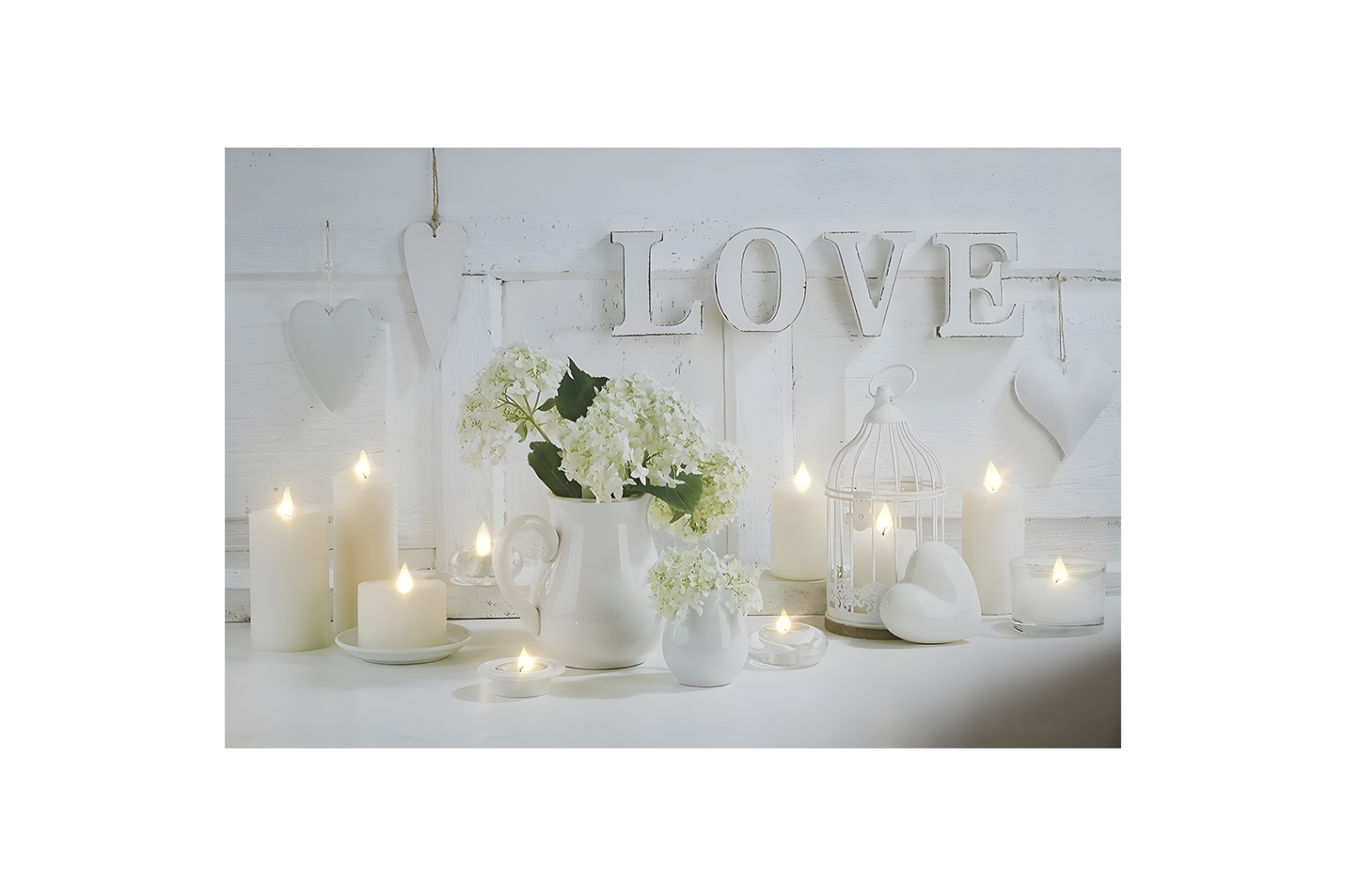 Love – Uzaktan Kumandalı LED Işıklı Kanvas Tablo